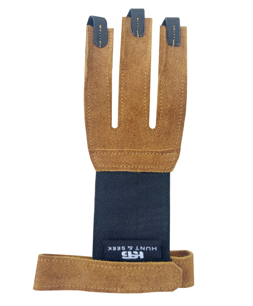 Three-Finger Premium Cow Sued Leather Shooting Glove - Unisex