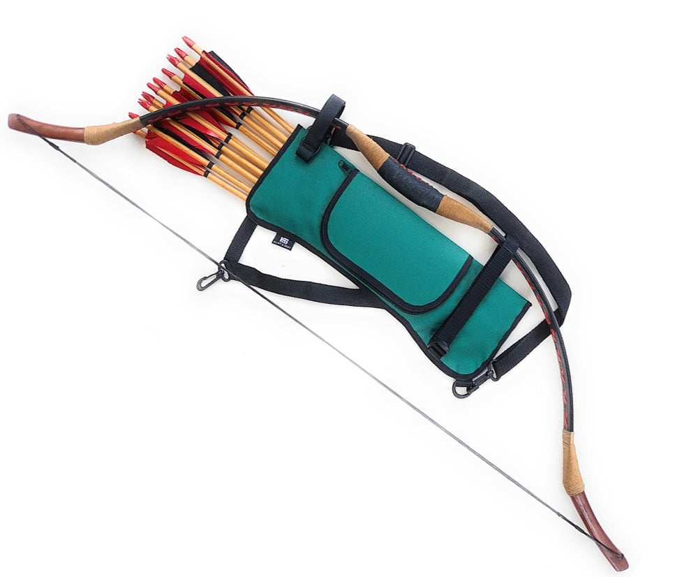 Oxford Fabric Shoulder or Side/Hip Arrow Quiver with Accessory Pocket