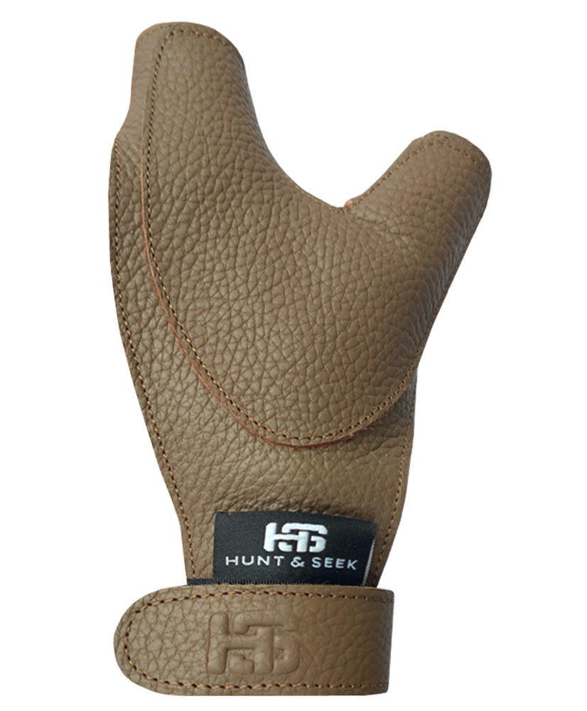 Thick Cow Leather Archery Hand Guard Protector Bow Glove for Traditional Long Recurve & Compound Bow