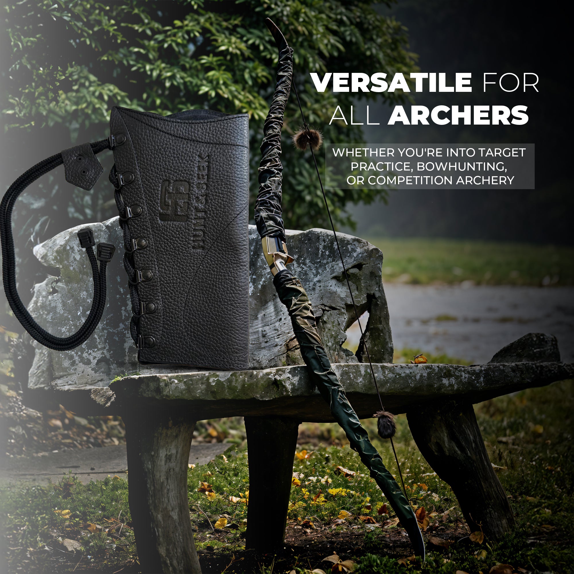 Premium Cow Leather Archery Arm Guard – Lace-Up Design for Comfort & Protection