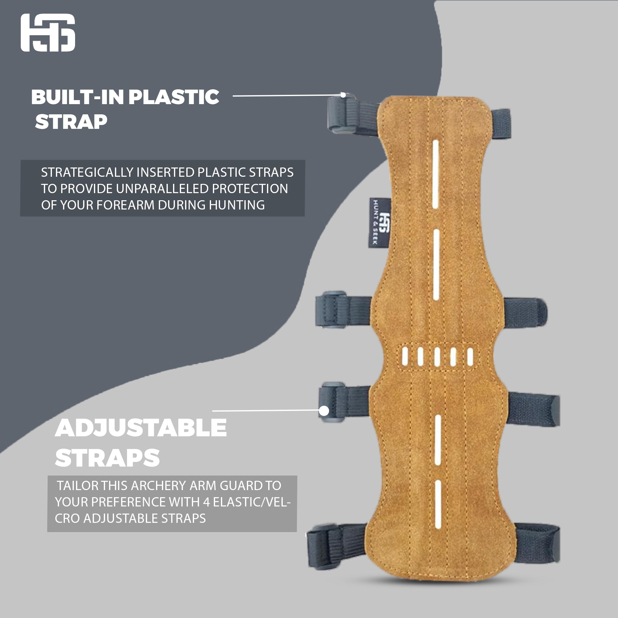 Suede Leather Arm Guard Forearm Wrist Protector for Adults - Unisex