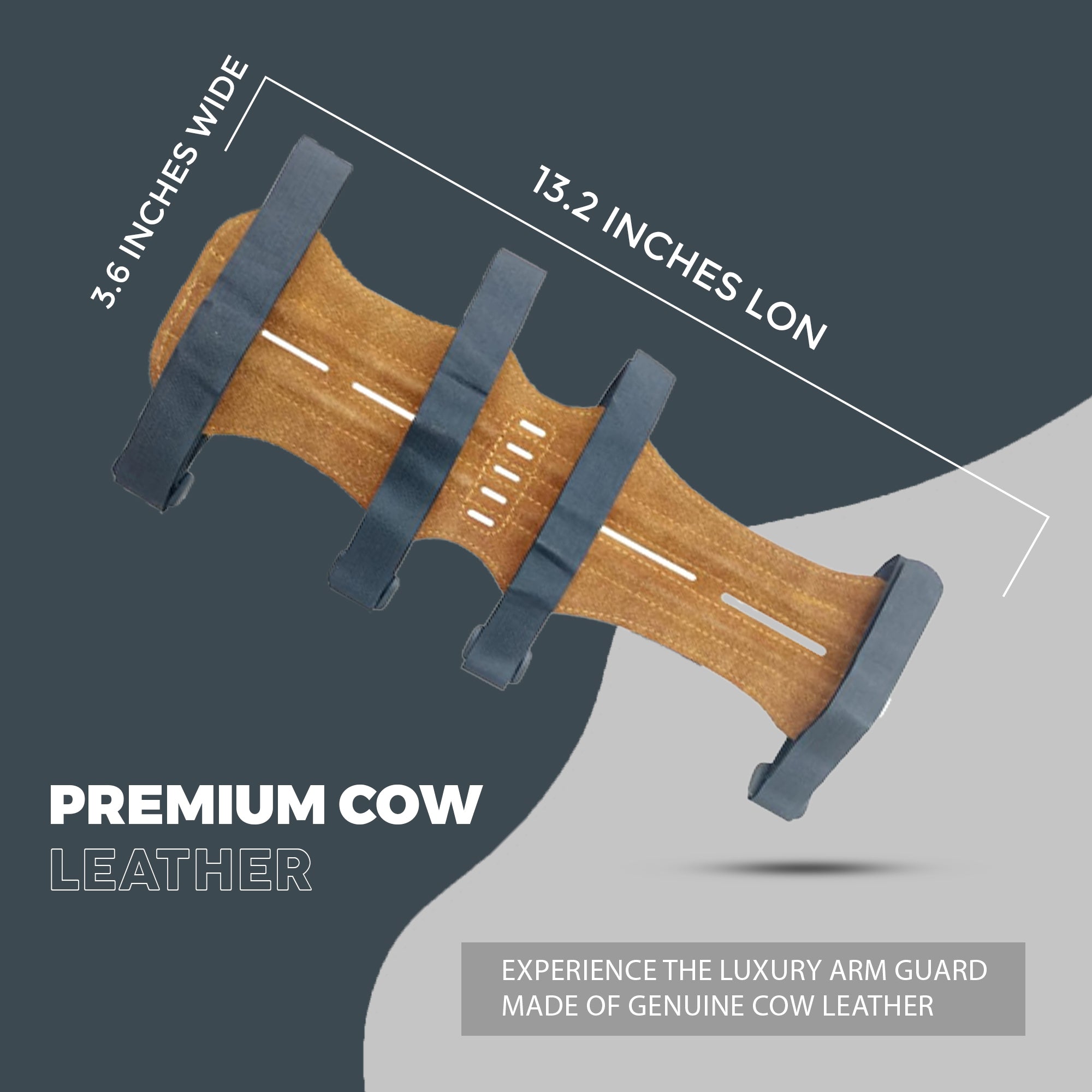 Suede Leather Arm Guard Forearm Wrist Protector for Adults - Unisex