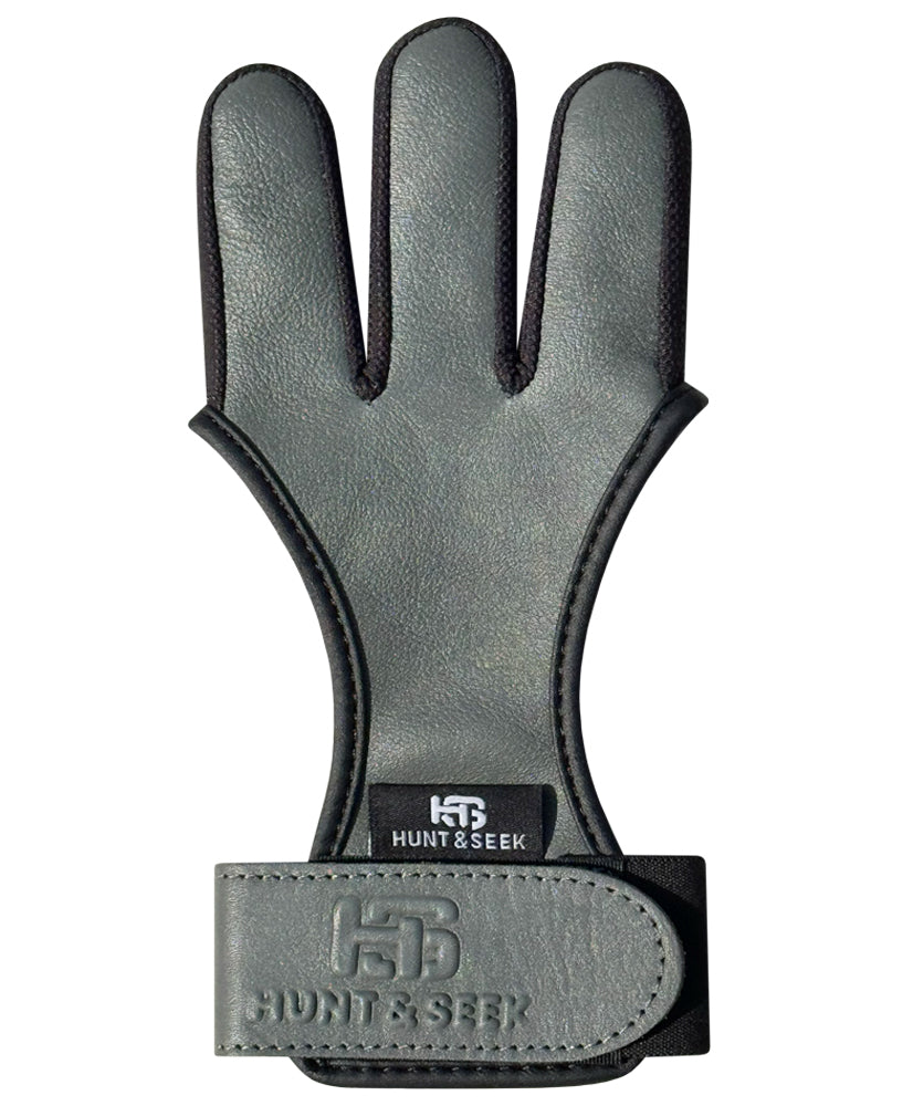 Three-Finger Cow Leather Archery Shooting Glove for Recurve & Compound Bow