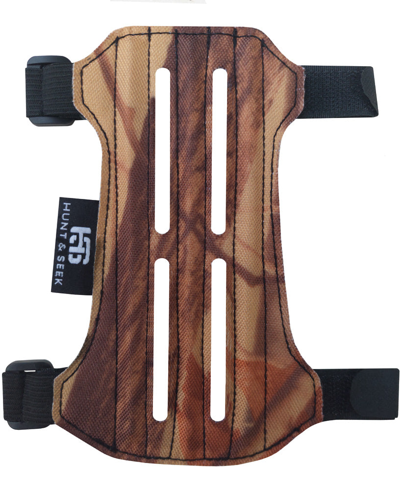 Oxford Fabric Arm Guard Forearm Bracer with 2 Hook-and-Loop Adjustable Straps and Suede Leather Backing