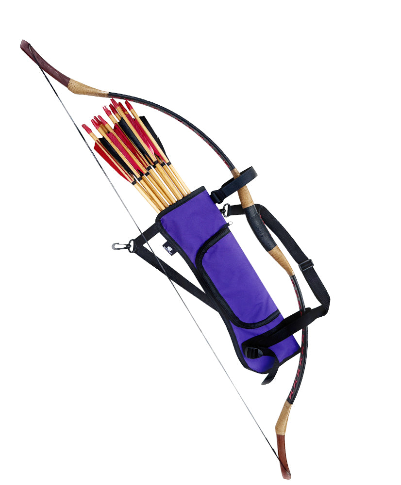 Oxford Fabric Shoulder or Side/Hip Arrow Quiver with Accessory Pocket