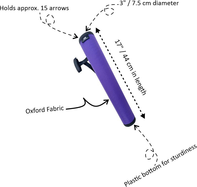Lightweight Oxford Fabric Hip Arrow Quiver