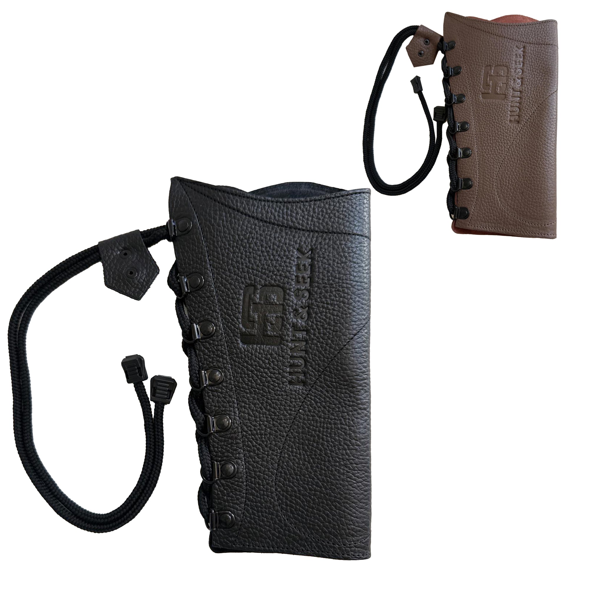 Premium Cow Leather Archery Arm Guard – Lace-Up Design for Comfort &amp; Protection