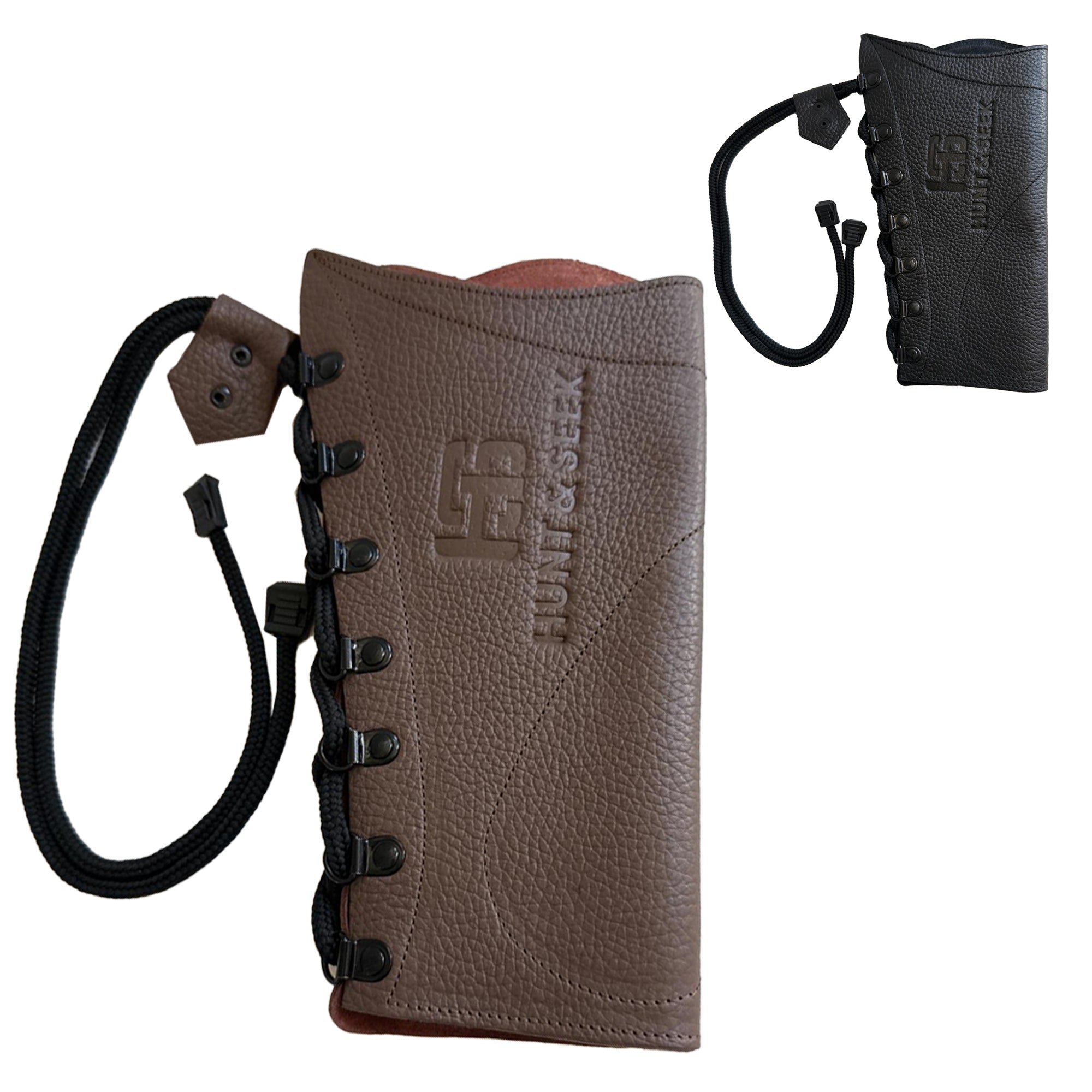 Premium Cow Leather Archery Arm Guard – Lace-Up Design for Comfort &amp; Protection