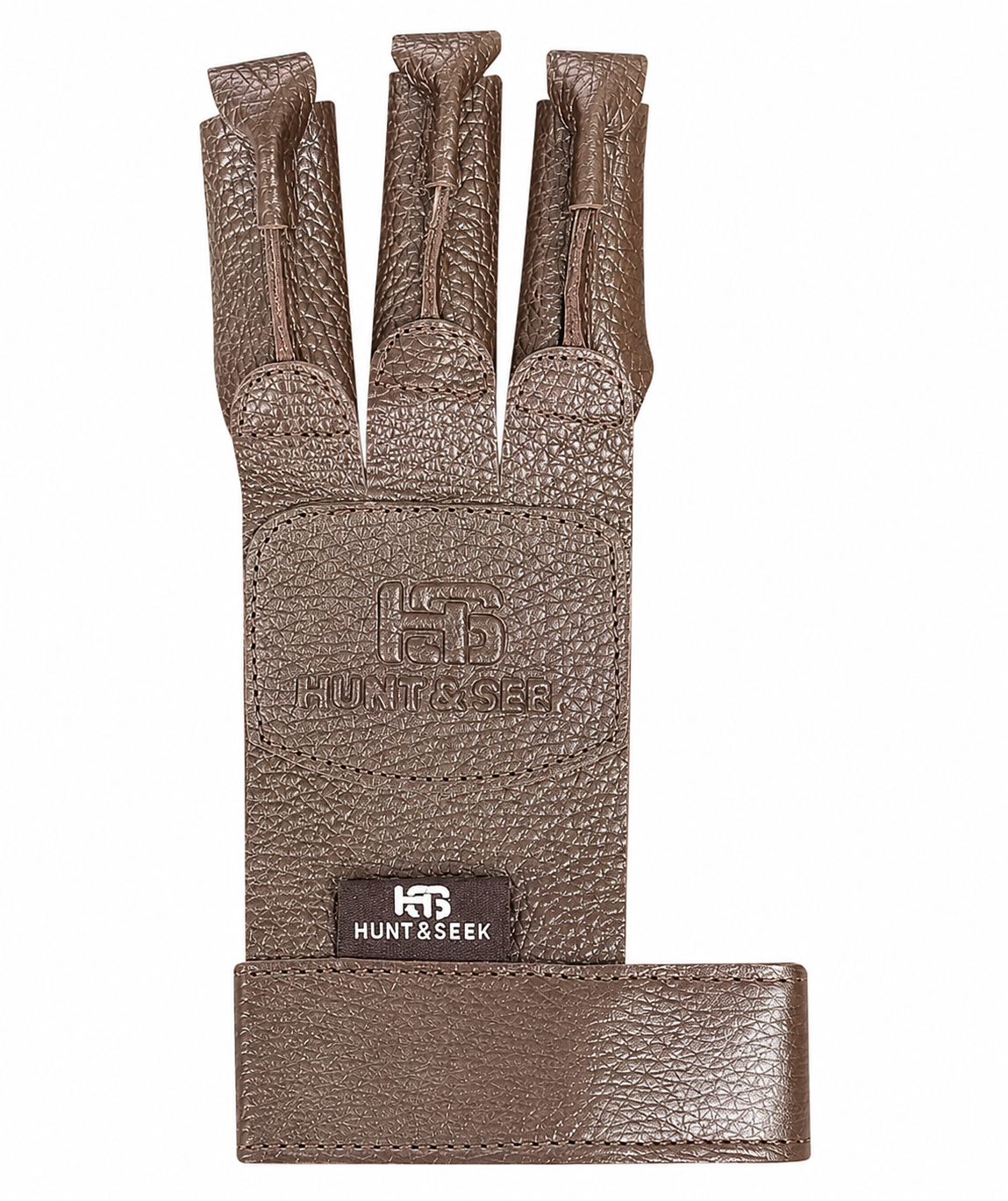 Premium Cow Leather 3-Finger Ambidextrous Archery Shooting Glove – Adjustable Wrist Strap for Recurve, Longbow & Traditional Bow Hunting