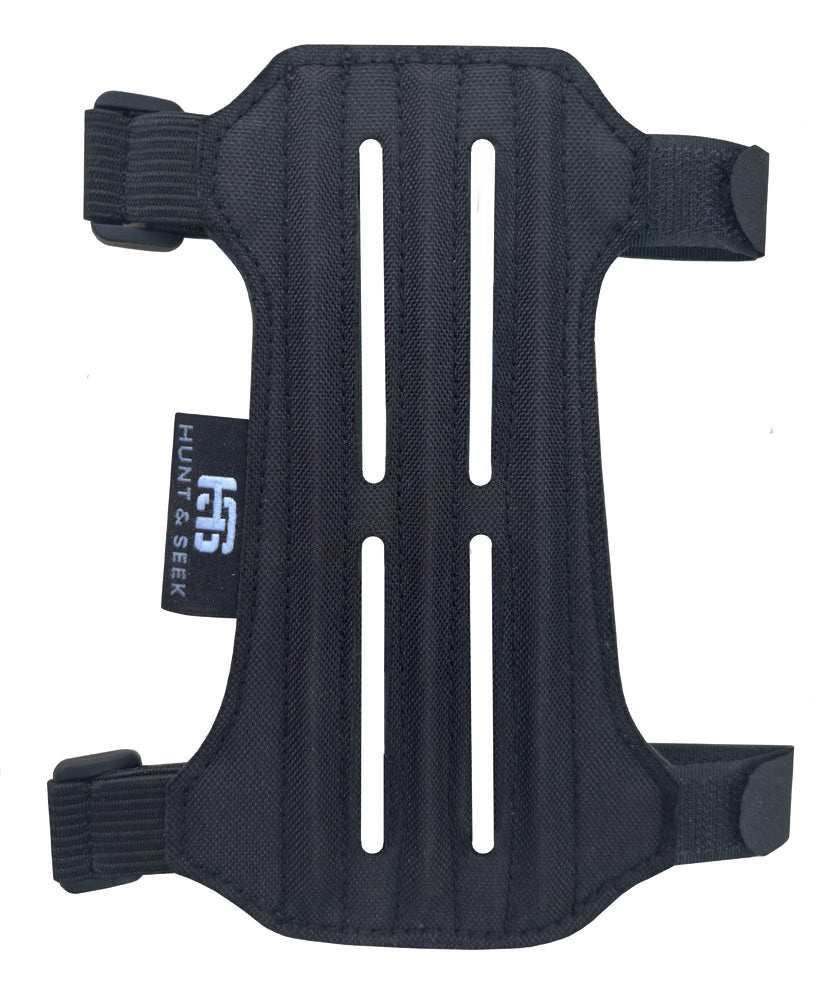 Oxford Fabric Arm Guard Forearm Bracer with 2 Hook-and-Loop Adjustable Straps and Suede Leather Backing