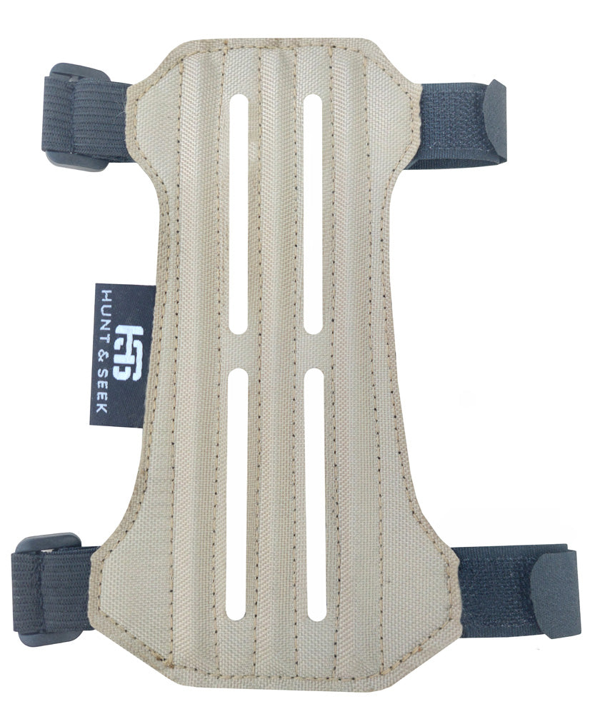 Oxford Fabric Arm Guard Forearm Bracer with 2 Hook-and-Loop Adjustable Straps and Suede Leather Backing