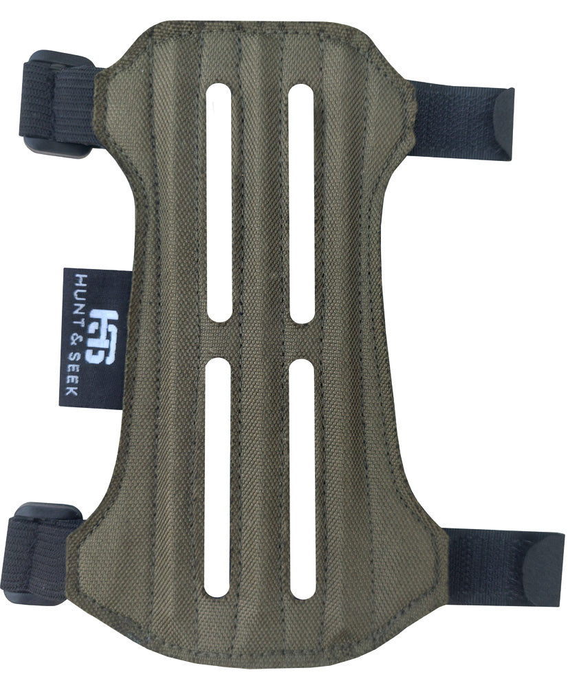 Oxford Fabric Arm Guard Forearm Bracer with 2 Hook-and-Loop Adjustable Straps and Suede Leather Backing