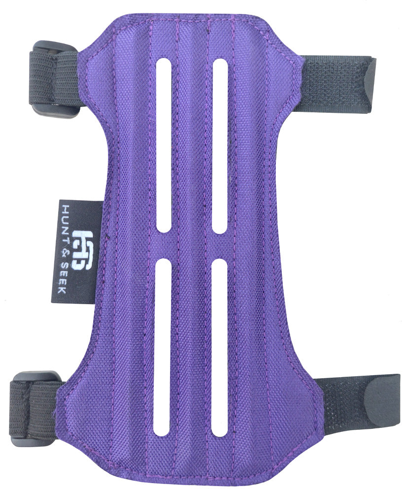 Oxford Fabric Arm Guard Forearm Bracer with 2 Hook-and-Loop Adjustable Straps and Suede Leather Backing