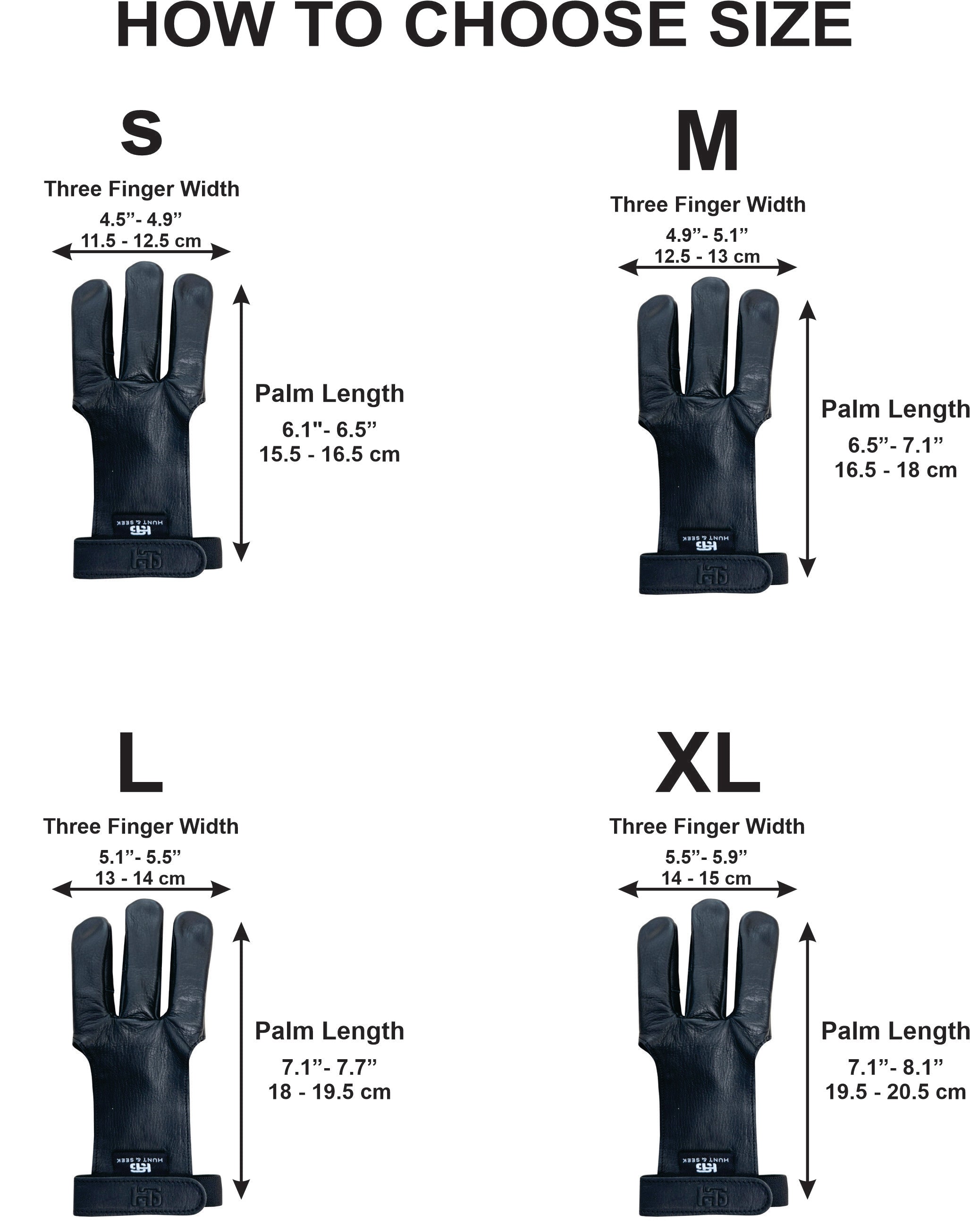 Premium Cow-Finished Leather Shooting Glove